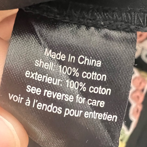 Caroline Constas Lou Embroidered Eyelet Paisley Off Shoulder Top Boho Black, M - Picture 10 of 14